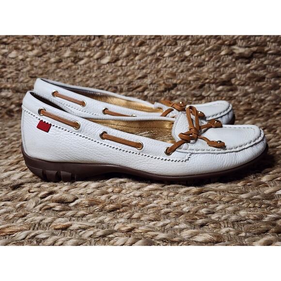 MARC JOSEPH NEW YORK Cypress Hill Womens 6.5 Leather White Golf Shoes MSRP $165 - Picture 6 of 13